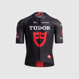 SPORTFUL Cyklistický dres s krátkym rukávom - TUDOR - čierna