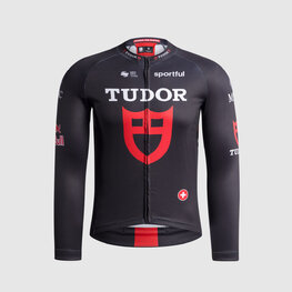 SPORTFUL Cyklistický dres s dlhým rukávom letný - TUDOR SUPERNOVA - čierna