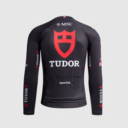 SPORTFUL Cyklistický dres s dlhým rukávom letný - TUDOR SUPERNOVA - čierna
