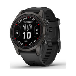 GARMIN smart hodinky - FENIX 7S PRO SAPPHIRE SOLAR - čierna