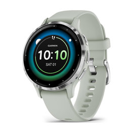 GARMIN smart hodinky - VENU 3S - šedá/strieborná