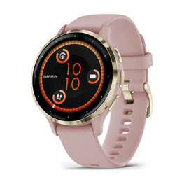 GARMIN smart hodinky - VENU 3S - ružová/zlatá