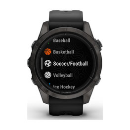 GARMIN smart hodinky - EPIX PRO G2 42MM - čierna/antracitová