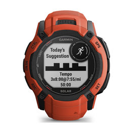 GARMIN smart hodinky - INSTINCT 2X SOLAR - červená