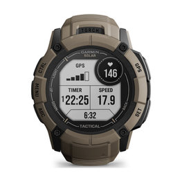 GARMIN smart hodinky - INSTINCT 2X SOLAR TACTICAL EDITION - hnedá