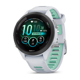 GARMIN smart hodinky - FORERUNNER 265S - biela/svetlo zelená