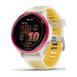 GARMIN smart hodinky - FORERUNNER 570 - 42MM - červená/biela/žltá