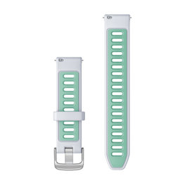 GARMIN remienok - QUICK RELEASE 18 MM - biela/svetlo zelená