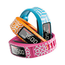 GARMIN remienok - VÍVOFIT 2 - PALM BEACH - ružová/oranžová/tyrkysová