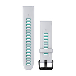 GARMIN remienok - QUICKFIT 20 - biela/svetlo modrá