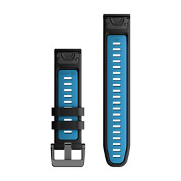 GARMIN remienok - QUICKFIT 22 - čierna/modrá