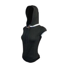 HAVEN Cyklistické tričko s krátkym rukávom - CASSIOPEA - čierna/biela