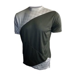 HAVEN Cyklistický dres s krátkym rukávom - MOUNTAIN - čierna/šedá