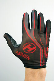 HAVEN Cyklistické rukavice dlhoprsté - SOLAR LONG - červená