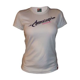 HAVEN Cyklistický dres s krátkym rukávom - AMAZON SHORT - biela/fialová