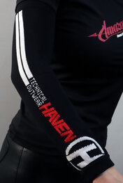 HAVEN Cyklistické návleky na ruky - SOFTIES - biela/čierna