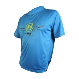 HAVEN Cyklistický dres s krátkym rukávom - NAVAHO II SHORT - modrá/zelená