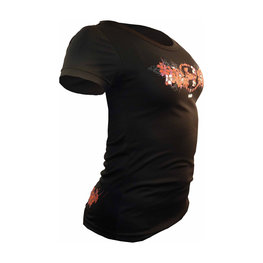 HAVEN Cyklistický dres s krátkym rukávom - AMAZON II SHORT - čierna/červená