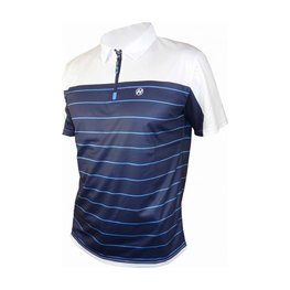 HAVEN Cyklistický dres s krátkym rukávom - CITYR-ID - modrá/biela