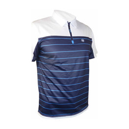 HAVEN Cyklistický dres s krátkym rukávom - CITYR-ID - modrá/biela