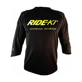 HAVEN Cyklistický dres s krátkym rukávom - RIDE-KI - čierna/zelená