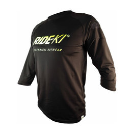 HAVEN Cyklistický dres s krátkym rukávom - RIDE-KI - čierna/zelená