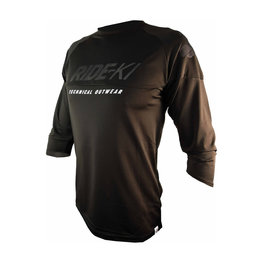 HAVEN Cyklistický dres s krátkym rukávom - RIDE-KI - čierna