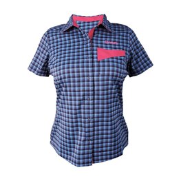 HAVEN košeľa - AGNESS SLIMFIT - modrá/ružová