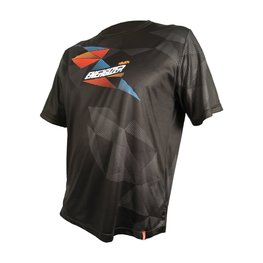 HAVEN Cyklistický dres s krátkym rukávom - ENERGIZER CRAZY SHORT - čierna/červená/modrá