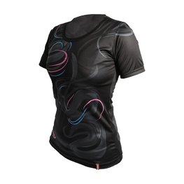 HAVEN Cyklistický dres s krátkym rukávom - ENERGY CRAZY SHORT - čierna