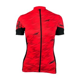 HAVEN Cyklistický dres s krátkym rukávom - SKINFIT NEO WOMEN - červená/čierna