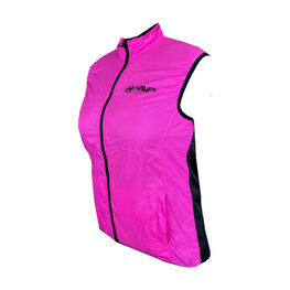 HAVEN Cyklistická vesta - FEATHERLITE BREATH - ružová/čierna