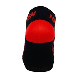 HAVEN Cyklistické ponožky členkové - SNAKE SILVER NEO 2PAK - čierna/červená