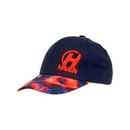 HAVEN Cyklistická čiapka - FULLFIT - červená/čierna