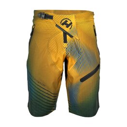 HAVEN Cyklistické nohavice krátke bez trakov - ENERGIZER FACTORY - hnedá