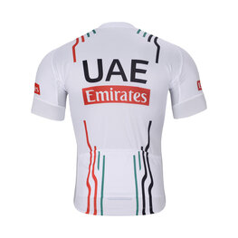 BONAVELO Cyklistický dres s krátkym rukávom - UAE 2024 - biela/červená