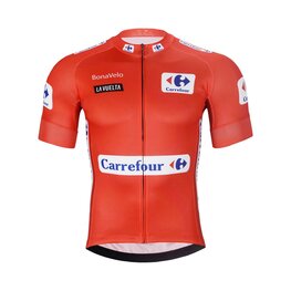 BONAVELO Cyklistický dres s krátkym rukávom - LA VUELTA - červená