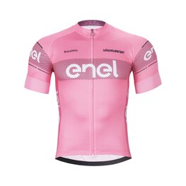 BONAVELO Cyklistický krátky dres a krátke nohavice - GIRO D´ITALIA - čierna/ružová