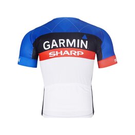 BONAVELO Cyklistický dres s krátkym rukávom - GARMIN SHARP - modrá/čierna