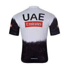 BONAVELO Cyklistický dres s krátkym rukávom - UAE 2025 - biela/čierna