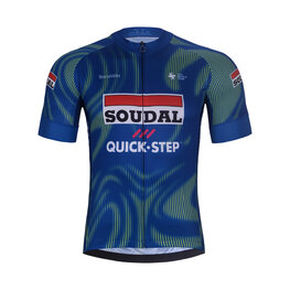 BONAVELO Cyklistický dres s krátkym rukávom - SOUDAL-QUICKSTEP 2026 - modrá/zelená