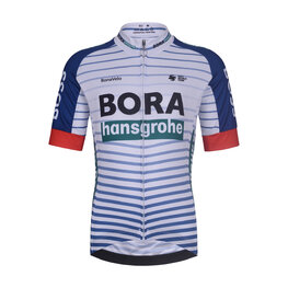 BONAVELO Cyklistický dres s krátkym rukávom - BORA KID 2026 - biela/viacfarebná