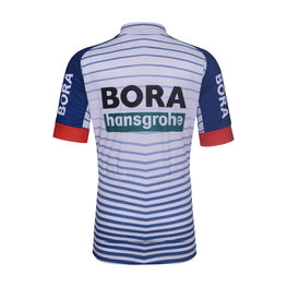 BONAVELO Cyklistický dres s krátkym rukávom - BORA KID 2026 - biela/viacfarebná