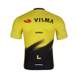 BONAVELO Cyklistický dres s krátkym rukávom - VISMA 2026 - žltá/čierna