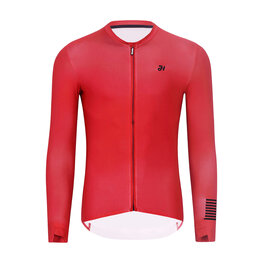 HOLOKOLO Cyklistický dres s dlhým rukávom letný - VICTORIOUS ELITE - červená