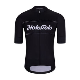 HOLOKOLO Cyklistický dres s krátkym rukávom - GEAR UP - čierna
