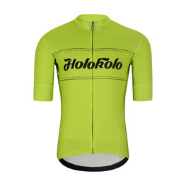 HOLOKOLO Cyklistický dres s krátkym rukávom - GEAR UP - žltá