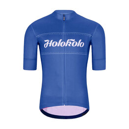 HOLOKOLO Cyklistický dres s krátkym rukávom - GEAR UP - modrá