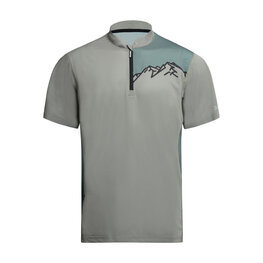 HOLOKOLO Cyklistický dres s krátkym rukávom - ADVENTURE - zelená