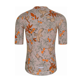 HOLOKOLO Cyklistický dres s krátkym rukávom - SPARROVER - hnedá